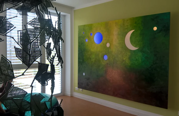 eine Gestaltete Wand von Raumgestaltung mit Effekt