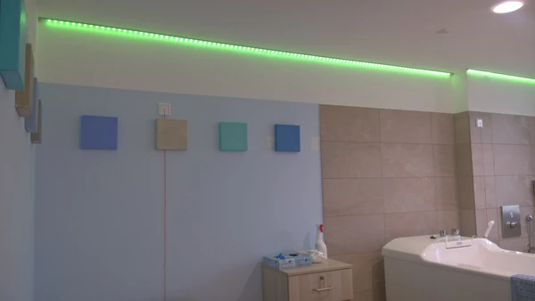 Lichtgestaltung mittels LED-Bändern