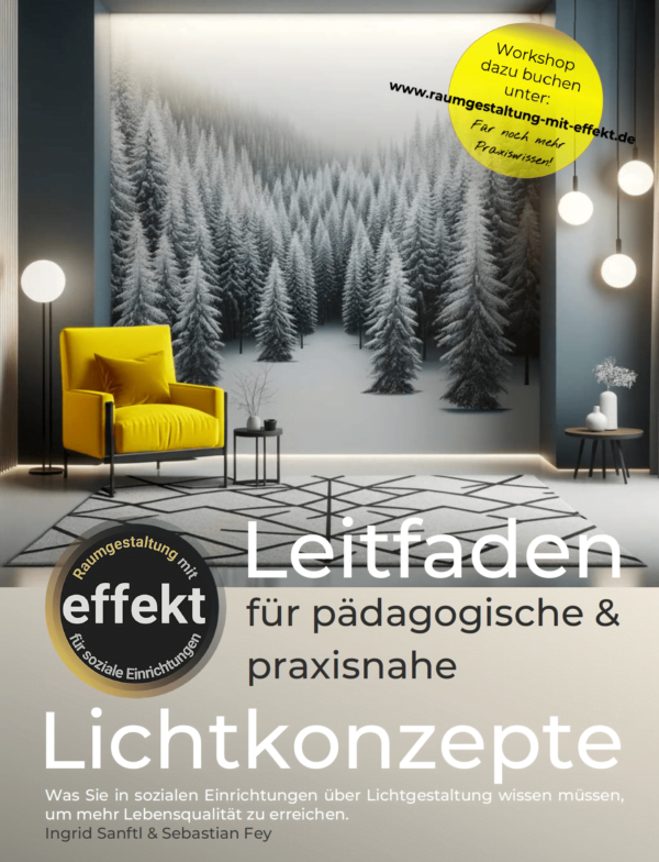 Cover Lichtleitfaden Das Cover vom GRATIS Lichtleitfaden von Raumgestaltung mit Effekt